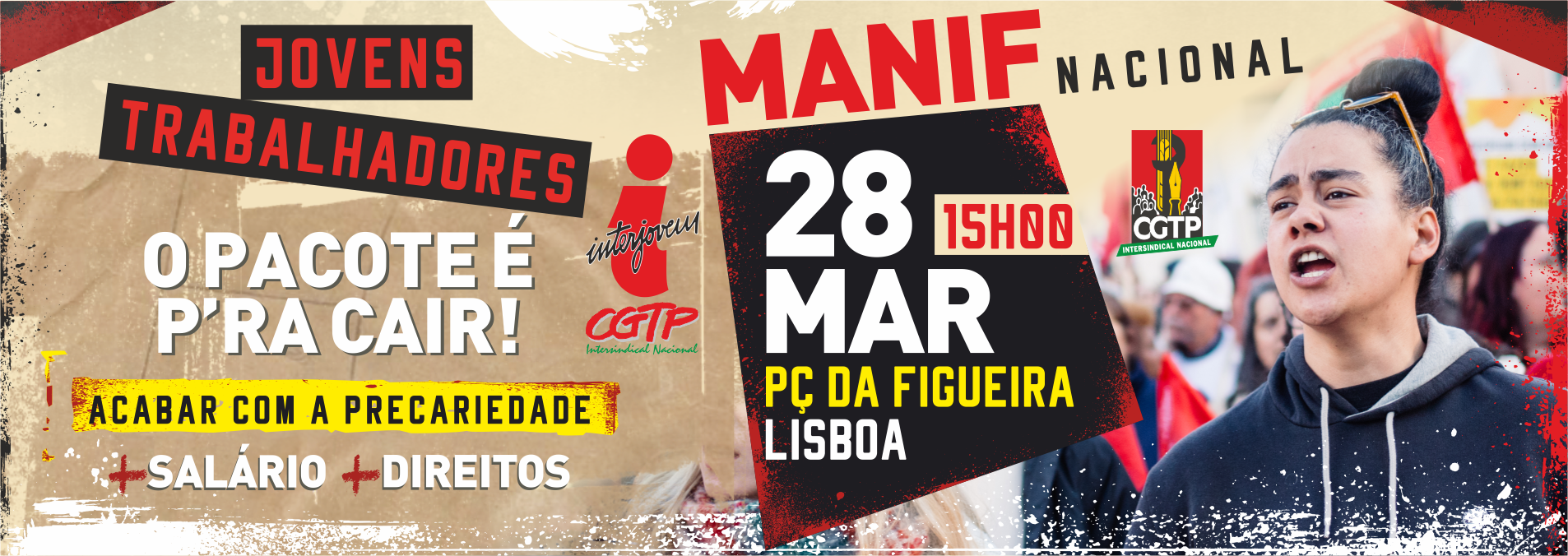Manifestação Nacional de Jovens Trabalhadores – 28 de Março